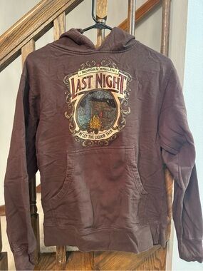 Morgan Wallen 'Last Night' Brown Graphic Hoodie
